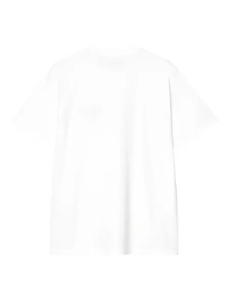Póló Carhartt Wip autogrammal fehér