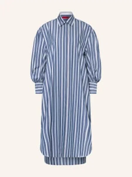 Max & Co. Sukienka Koszulowa Party blau biała