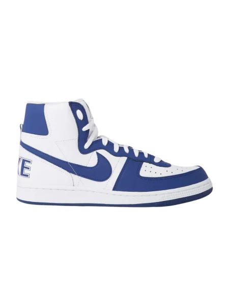 Sneakersy Comme Des Garcons skórzane niebieskie