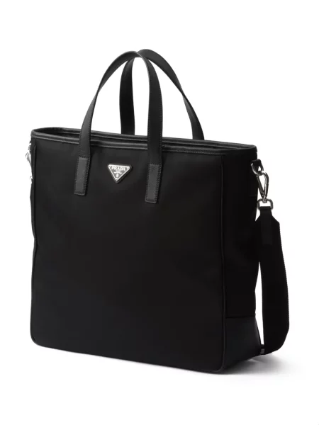 Geantă Prada cu autograf negru