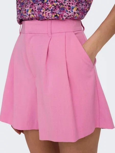 Only Шорти бермуди Без підкладки рожевий