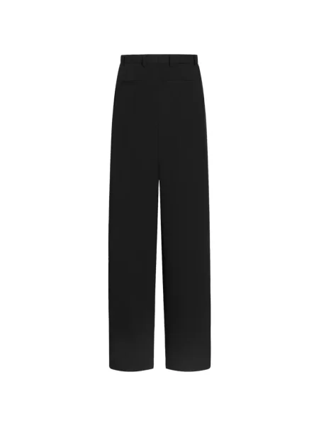 Pantaloni Dolce & Gabbana de lână negru