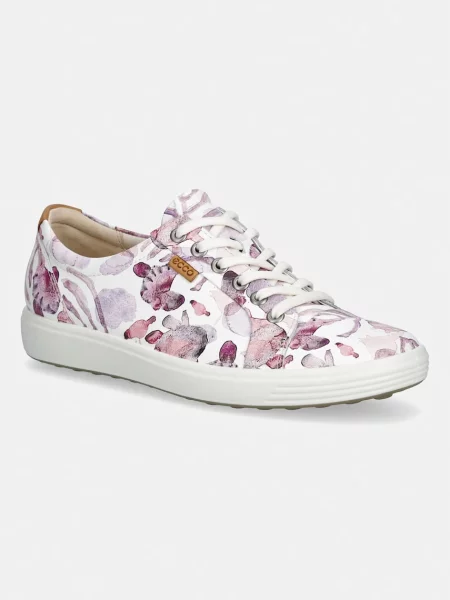Ecco SOFT 7 W SHOE sneakers pentru femei din piele roz