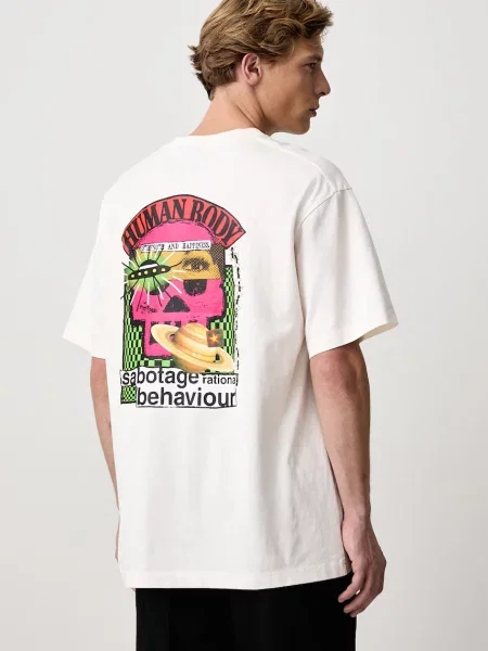 Vans T-shirt beżowa
