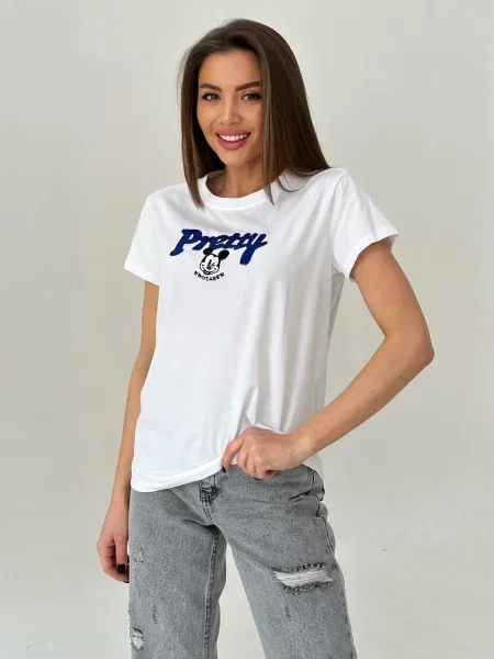 ISSA Plus Футболка Без підкладки білий