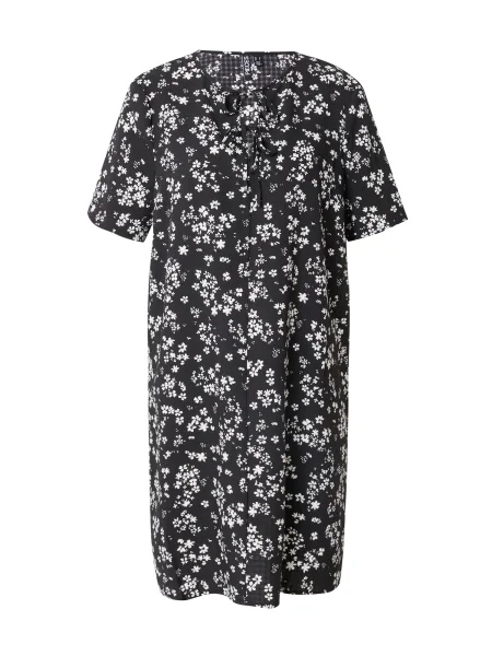 PIECES Rochie PCELISA negru alb