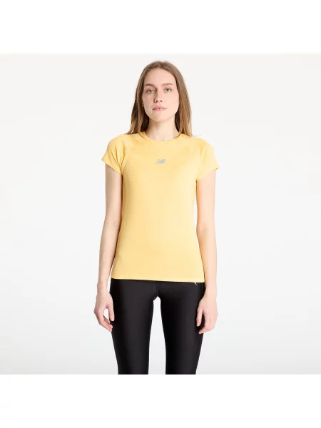 Тениска за бягане New Balance Jacquard жълто