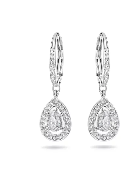 Kolczyki Swarovski szare