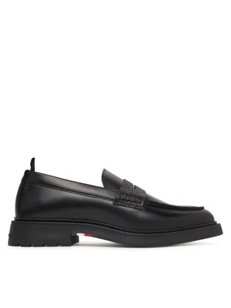Loafersy Tommy Hilfiger czarne