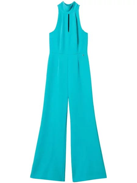 Salopetă Twinset cu gât halter verde