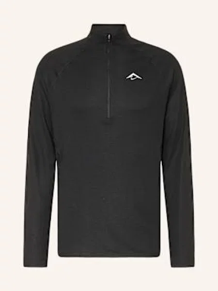 Nike Běžecké Tričko Z Piké Trail černá