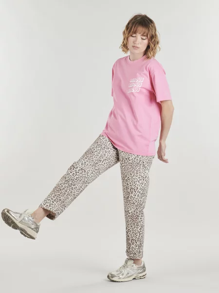 Tricou Bisous Skateboards roz