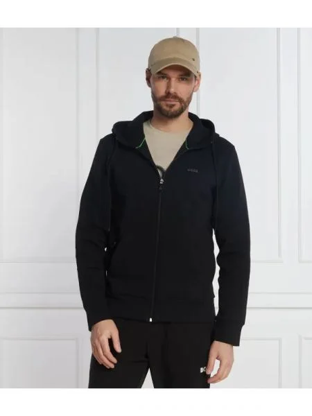 BOSS GREEN Hanorac Saggy | Regular Fit negru
