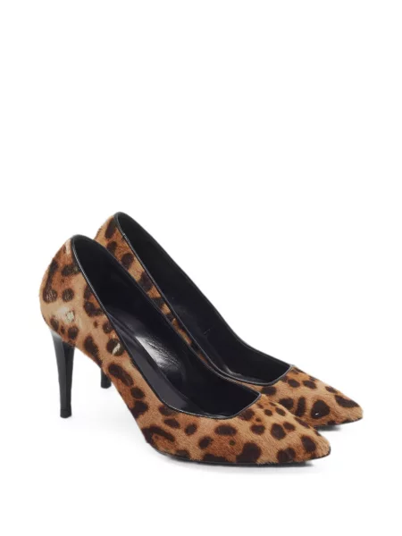 Pantofi cu toc Pierre Hardy cu imagine cu model leopard maro