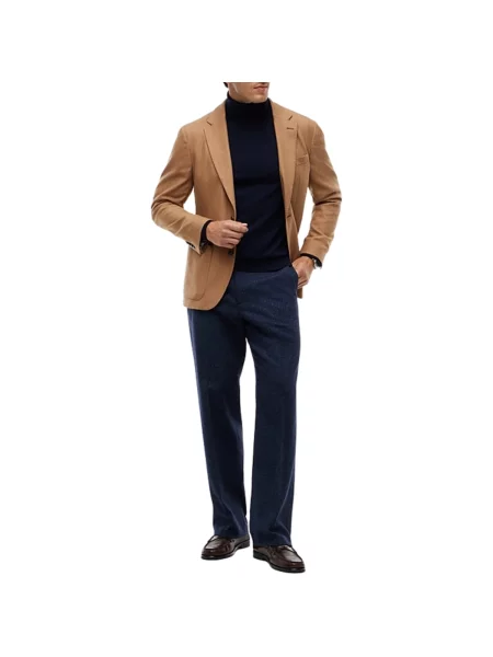Geacă Tommy Hilfiger de lână albastru