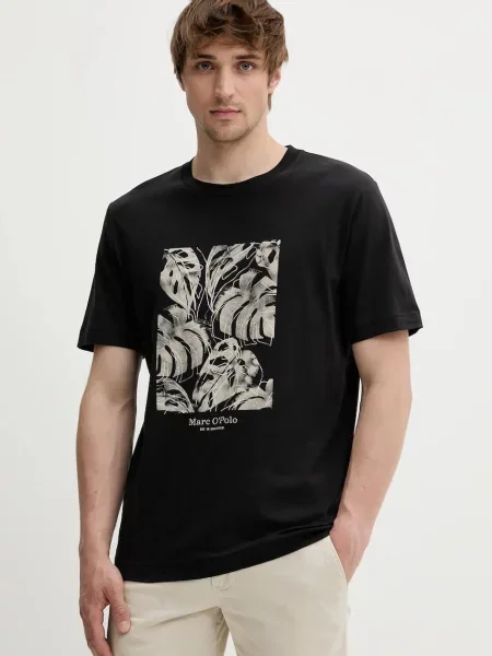 Kratka majica Marc O'Polo črna