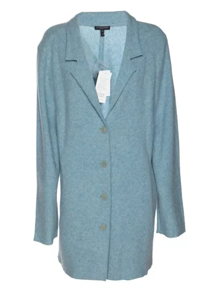 Marynarka Eileen Fisher jednorzędowa niebieska