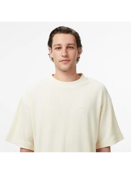 Футболка Lacoste бежевая