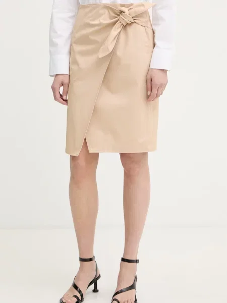 Isabelle Blanche spódnica asymetryczna beżowa