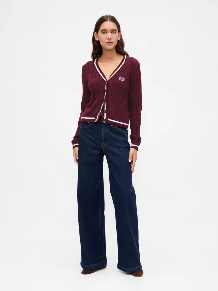Cropp cardigan Gap alb