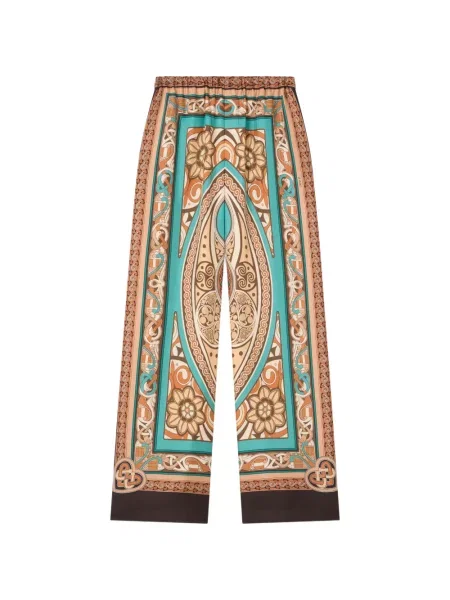 Pantaloni La Doublej de mătase
