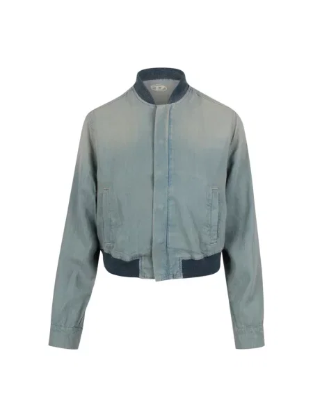 Kurtka jeansowa Diesel niebieska