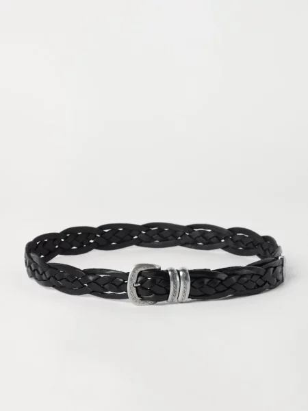 Curea Brunello Cucinelli din piele negru