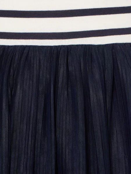 Petit Bateau Sukienka Z Mieszanki Materiałów blau biała
