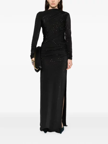 Rochie maxi The Andamane lungă de costum negru