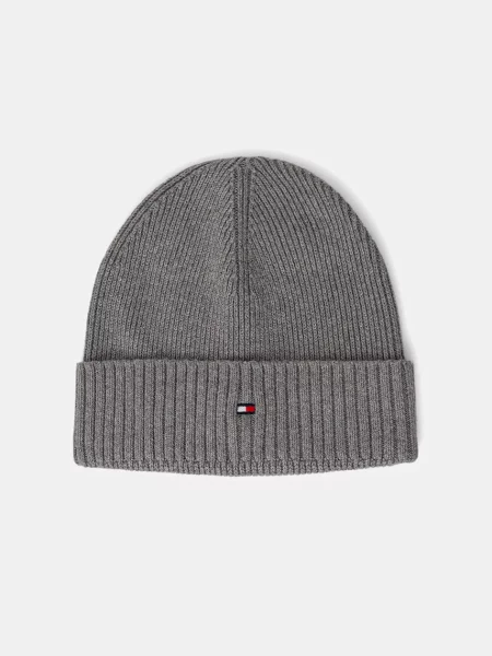 Tommy Hilfiger Căciulă + mănuși cu adaos de cașmir gri