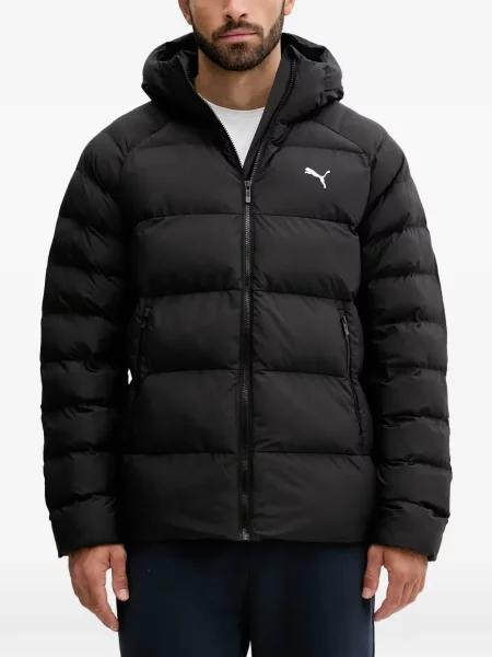 Geacă Puma cu glugă negru