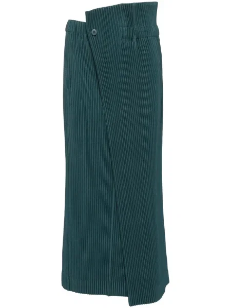 Kalhoty Homme Plissé Issey Miyake zelené