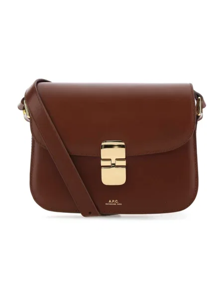 Torebka A.p.c. klasyczna brązowa