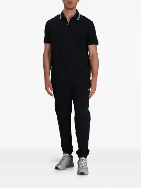 Tricou polo Armani Exchange negru