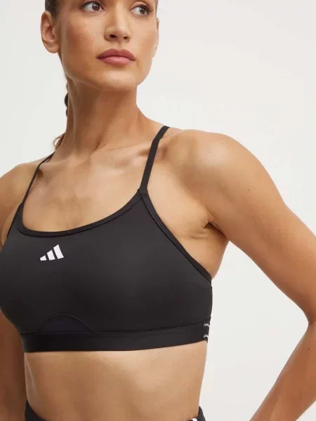 Спортен сутиен adidas Performance Aeroreact черно