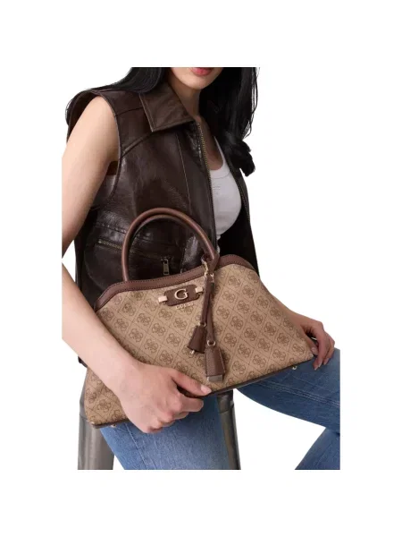 Guess torebka crossbody LINDSEY brązowa