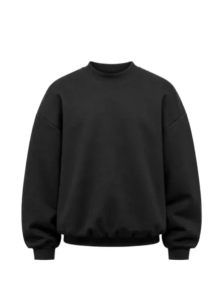 Pulover Mki Miyuki Zoku cu broderie negru