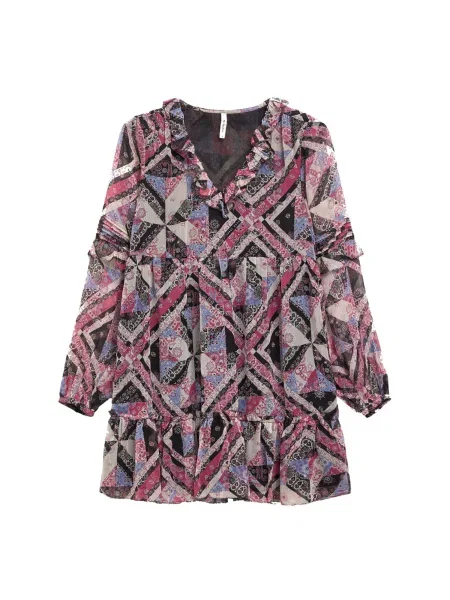 Rochie din denim Pepe Jeans negru