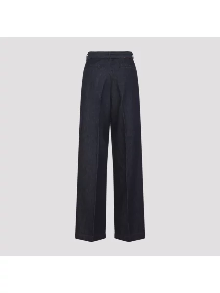 Jeansy Dries Van Noten niebieskie
