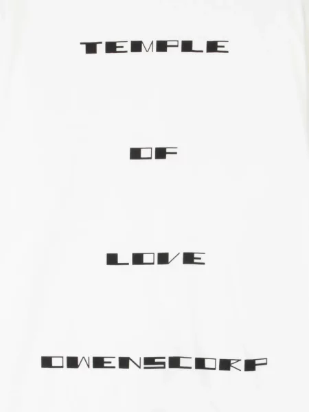 Μικρός μπλούζα Rick Owens Drkshdw με σχέδιο λευκό