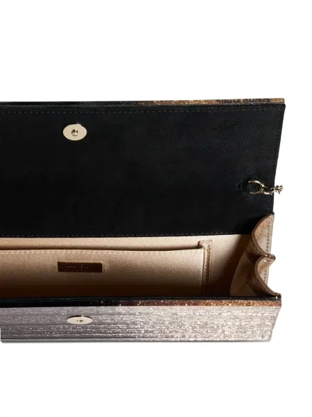 Geantă plic Jimmy Choo negru