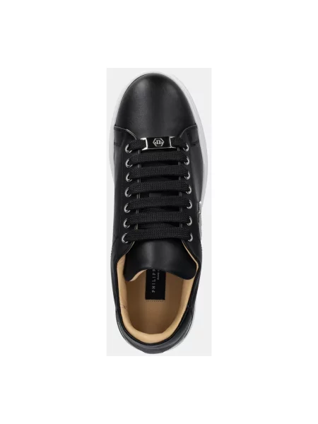 Sneakersy Philipp Plein skórzane czarne
