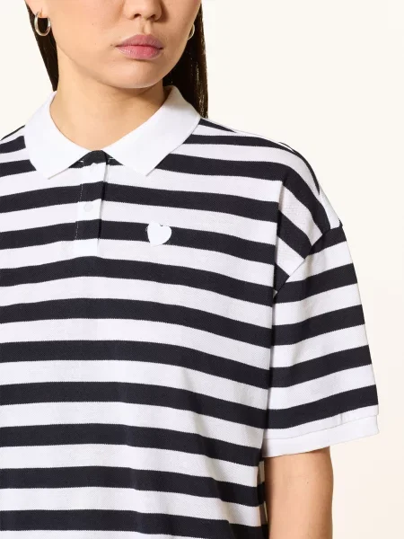 Darling Harbour Piqué Polokošile white / navy bílé