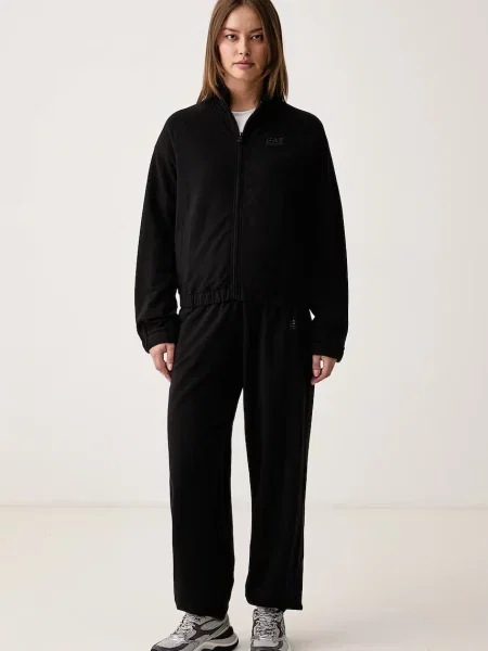 Emporio Armani compleu de trening pentru femei din cu negru