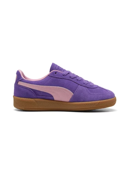 Детски кожени маратонки Puma Palermo кафяво