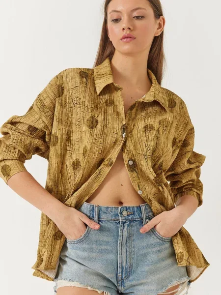 Bianco Lucci Bluză oliv / închis verde