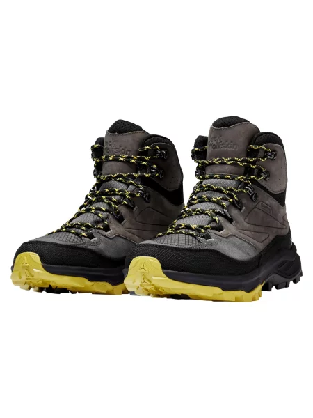 Buty trekkingowe Jack Wolfskin Cyrox Texapore Mid brązowe