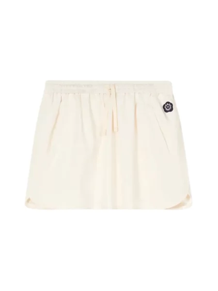 Spódnica midi Kenzo w kwiatki do kolan biała