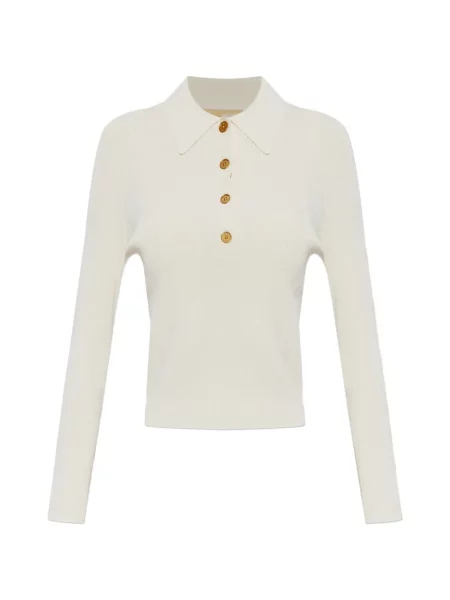 Matlasat top Michael Michael Kors cu volane cu cordon verde