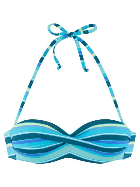 S.Oliver Sutien costum de baie / turcoaz / aqua / verde petrol albastru